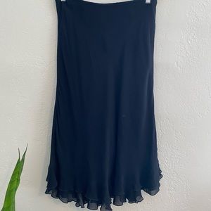 Jealous Black Ruffle Skirt